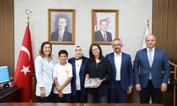 LGS Birincilerinden Milli Eğitim Müdürü Özbek’e Ziyaret