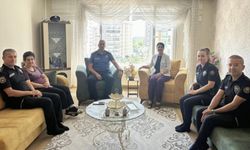 Şehit Polis Memuru Okan Acar’ın Sene-i Devriyesinde Anlamlı Ziyaret