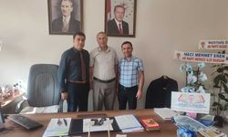 Bor İlçe Halk Kütüphanesinden Sami Adem’e Hayırlı Olsun Ziyareti
