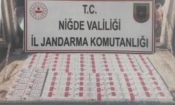 Niğde’de Yol Kontrolünde Kaçak Sigara Operasyonu