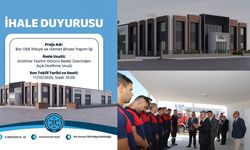 Bor Karma OSB'den İtfaiye Binası İhalesi