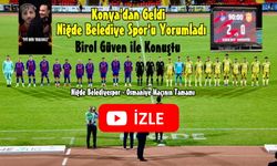 Niğde Belediyespor'u birde böyle izleyin... Birol Güven Konuştu!