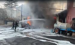 Ulukışla Darboğaz’da Tamirci Dükkânında Yangın