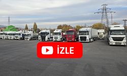 Bor'da Tır Şoförlerinden Eylem