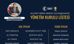 AK Parti Niğde Merkez İlçe Teşkilatında "Yeni Dönem" Başladı: İşte Yeni Yönetim Kurulu!