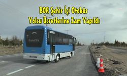Bor’da Şehir İçi Dolmuş Ücretlerine Zam geldi