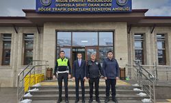 Kaymakam Gökçe’den Bölge Trafik Denetleme İstasyonuna Ziyaret