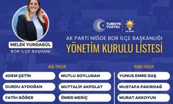Ak Parti Bor İlçe Başkanlığı Yönetim Kurulu Belirlendi