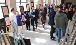 “Sanatın Diliyle Değerlerimiz” Sergisi Açıldı