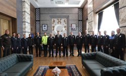 Emniyet Müdüründen Vali Akmeşe’ye Polis haftası ziyareti