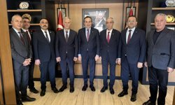 MHP Heyeti  Bor Kaymakamı Gökhan Görgülüaslan'ı Ziyaret Etti