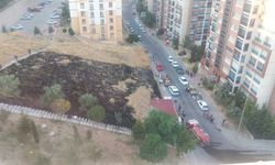 Niğde'de Kentsel Dönüşüm Alanında Ot Yangını Paniği
