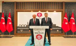 KKTC 5. Cumhurbaşkanı Ersin Tatar'dan Niğde Valisi Akmeşe'ye Ziyaret
