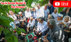 Özgür Özel, Ulukışla'da kiraz üreticileriyle bir araya geldi