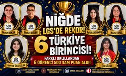 Niğde LGS’de Zirvede: 6 Öğrenci Türkiye Birincisi