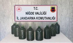 Bor’da Kaçak İçki Operasyonu