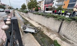 Niğde’de otomobil kanala uçtu: 1 yaralı
