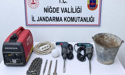 Niğde’de kaçak kazı operasyonu