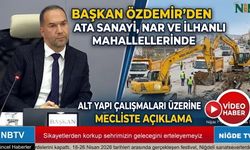 Başkan Özdemir'den Alt Yapı Çalışmalarına İlişkin Mecliste Açıklama