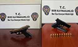 Bor’da tabanca ve mühimmatı ele geçirildi