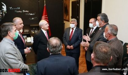 CHP Ulukışla heyetinden  Kılıçdaroğlu’na ziyaret