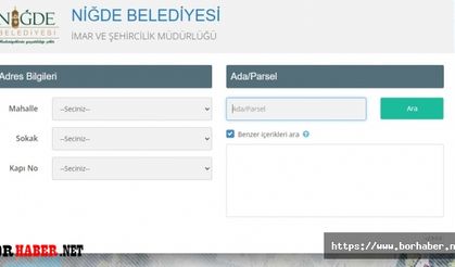 Vatandaş, Niğde Belediyesi’nin “e –imar uygulamasını” sevdi…