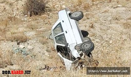 Çamardı ilçesinde trafik kazası 1 ölü, 1 yaralı
