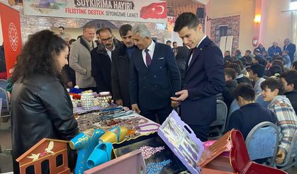 Altunhisar'da Filistin’e destek programı düzenlendi