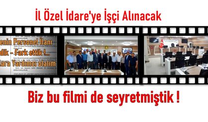 Niğde İl Özel İdare'ye İşçi Alınacak... 2021'de Nasıl Alınmıştı?