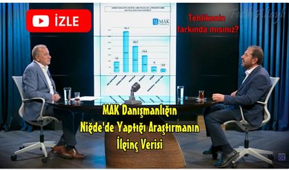 Fatih Altaylı"nın programında Niğde araştırmasının Şok eden sonucunu açıkladı.