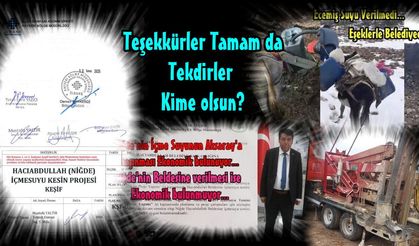 Niğde’nin Memba Suyu Aksaray’a, Niğdeli’ye Kuyu Suyu… Yakışır!