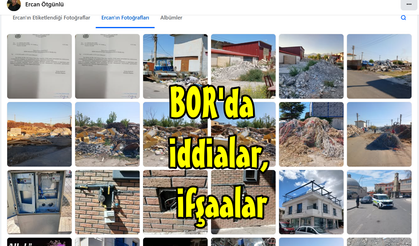 Bor  Sanayi Sitesi  Başkanı Ercan Ötgünlü'den İddialar