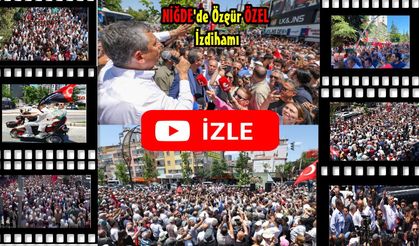 Özgür Özel, Niğde'den Erdoğan'a seslendi: "Cesaretin varsa çık karşımıza, ikinci kez yarışalım"