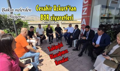 Milletvekili Uzkurt Bor’da Esnaf ve Vatandaşlarla Buluştu