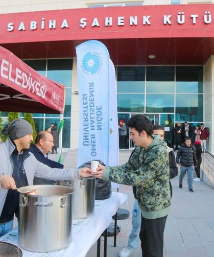 Vize Haftasında Sıcak Çorba Keyfi Niğde Belediyesi’nden