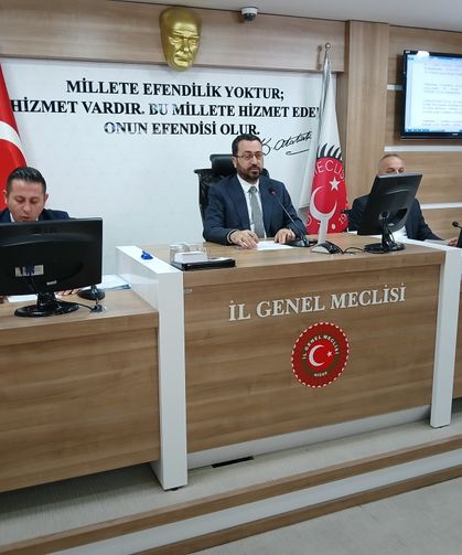 Niğde İl Genel Meclisi Haziran Ayı Toplantıları Devam Ediyor