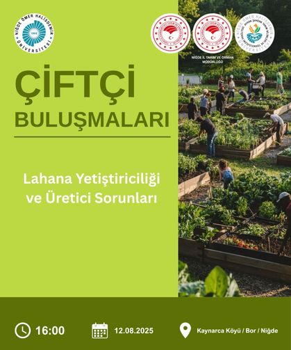 NÖHÜ’den Çiftçilere Destek: “Çiftçi Buluşmaları” Başlıyor
