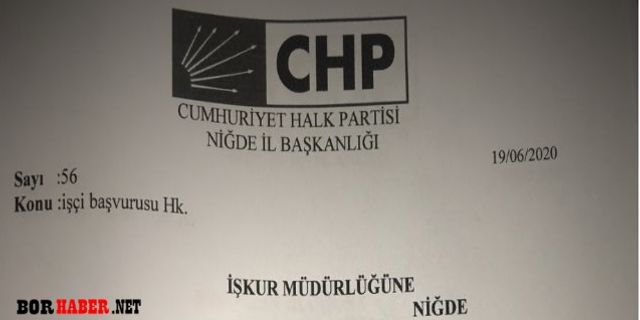 CHP İl Başkanı  Erhan Adem İŞKUR'a Sordu