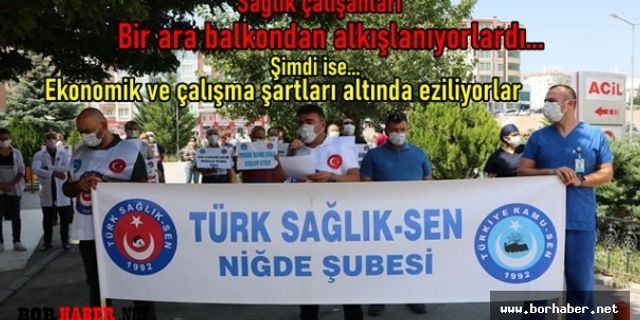 Türk Sağlık-Sen; Sağlık çalışanları mutsuz ve umutsuz...