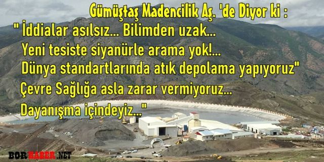 Gümüştaş İddialara Cevap Verdi.  Tartışmaya birde böyle bakın