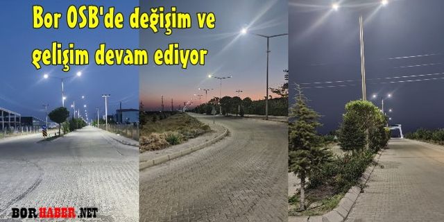 Bor Karma ve Deri OSB'de değişim devam ediyor