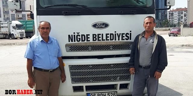 Niğde Belediyesinden , Kastamonu Bozkurt İlçesine Yardım Eli