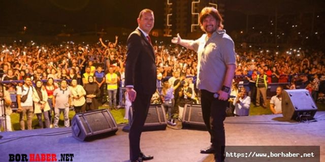 Bor Belediye Konserleri Coşkusu Ahmet Şafak ile devam etti