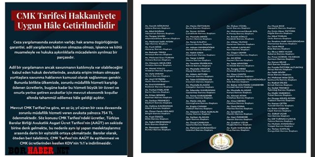 Niğde Barosu ekonomik gerekçelerle bazı görevleri durduruyor