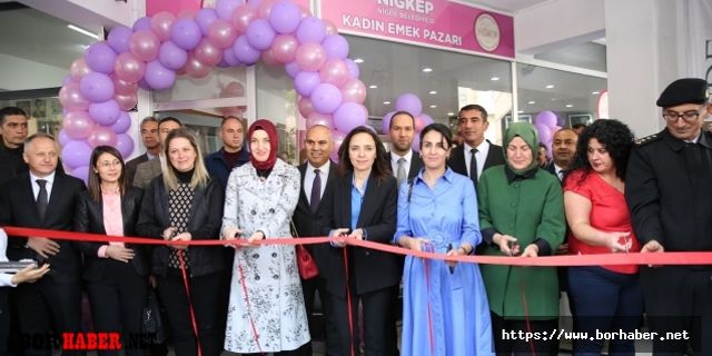 Niğde Belediyesi Kadın Emek Pazarı Açıldı
