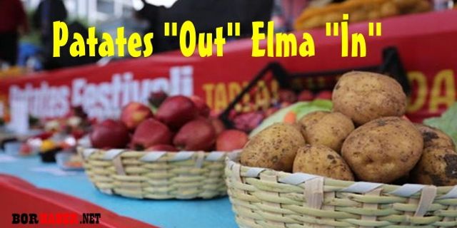 Patates Festivali tamam, sıra Elma Festivalinde