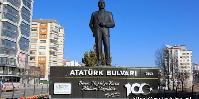 Atatürk Bulvarına "Mustafa Kemal Atatürk" Yakıştı