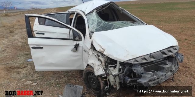 Ulukışla Havadis Gazetesi Sahibi Halil Karaaslan Trafik Kazası Geçirdi