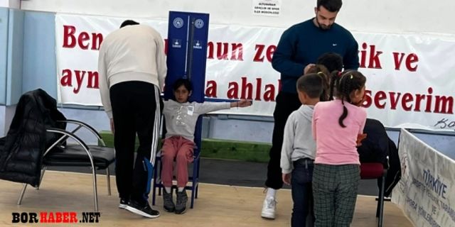 Altunhisar ilçesinde yetenek taraması yapıldı