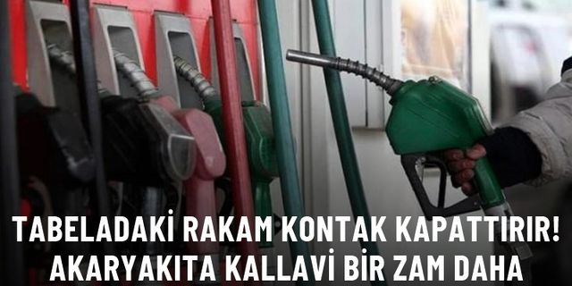 Tabeladaki Rakam Kontak Kapattırır! Okkalı Zam Yolda
